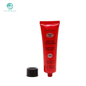 Professional custom packaging empty hand lotion foundation cosmetic plastic tube for cream