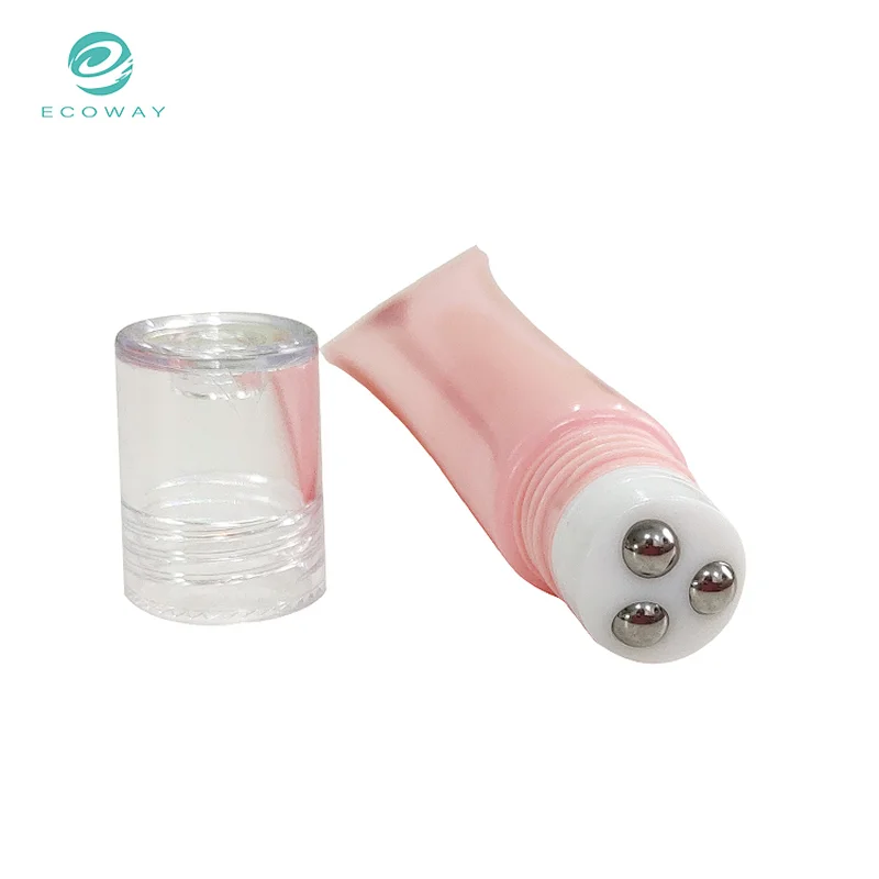 Hot sale stainless steel roller ball applicator cosmetic packaging tube for eye cream