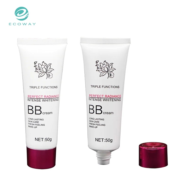50ml BB cream cosmetic squeeze tube packaging