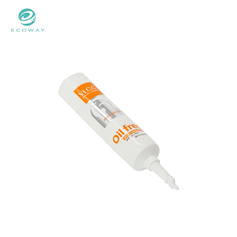Disposable empty plastic medicine long cap custom twist off cap tube packaging