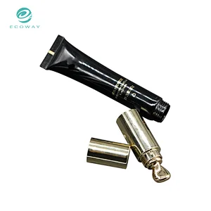 Vibration cosmetic eye cream tube with metal applicator