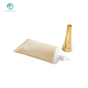 Long Nozzle Plastic BB Cream Sunscreen Packaging Tube