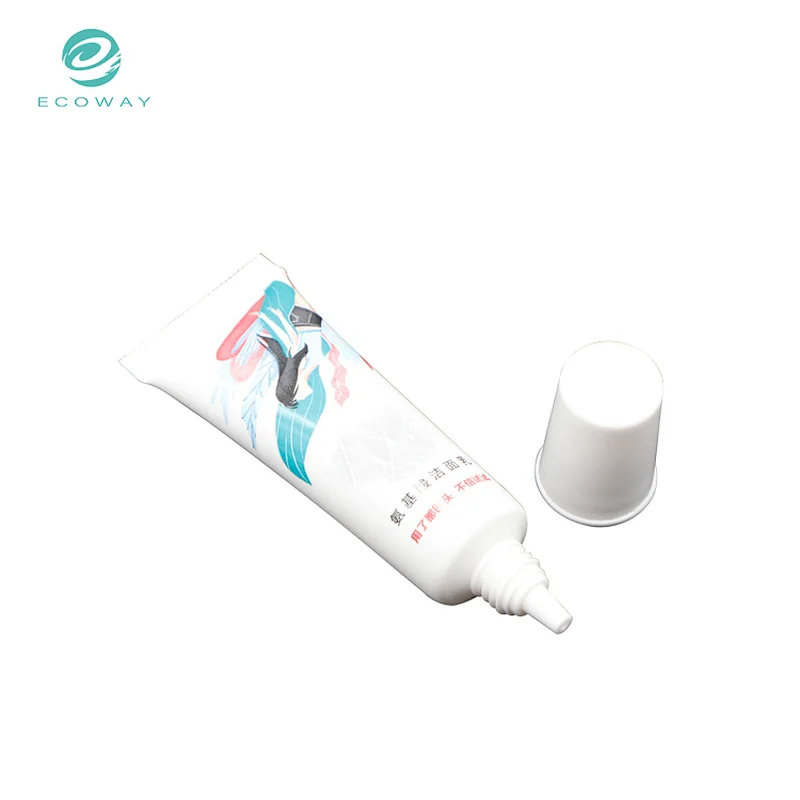 Custom Skincare Face Wash Cosmetic Cream Sample Packaging Tube