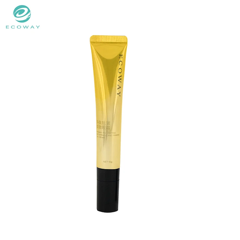 Empty eye cream care packaging plastic tube for cosmetic