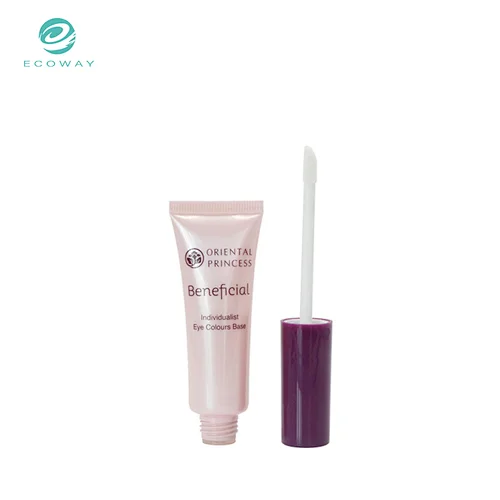 Empty squeeze soft plastic makeup packaging tube for lip gloss eye shadow nail polish