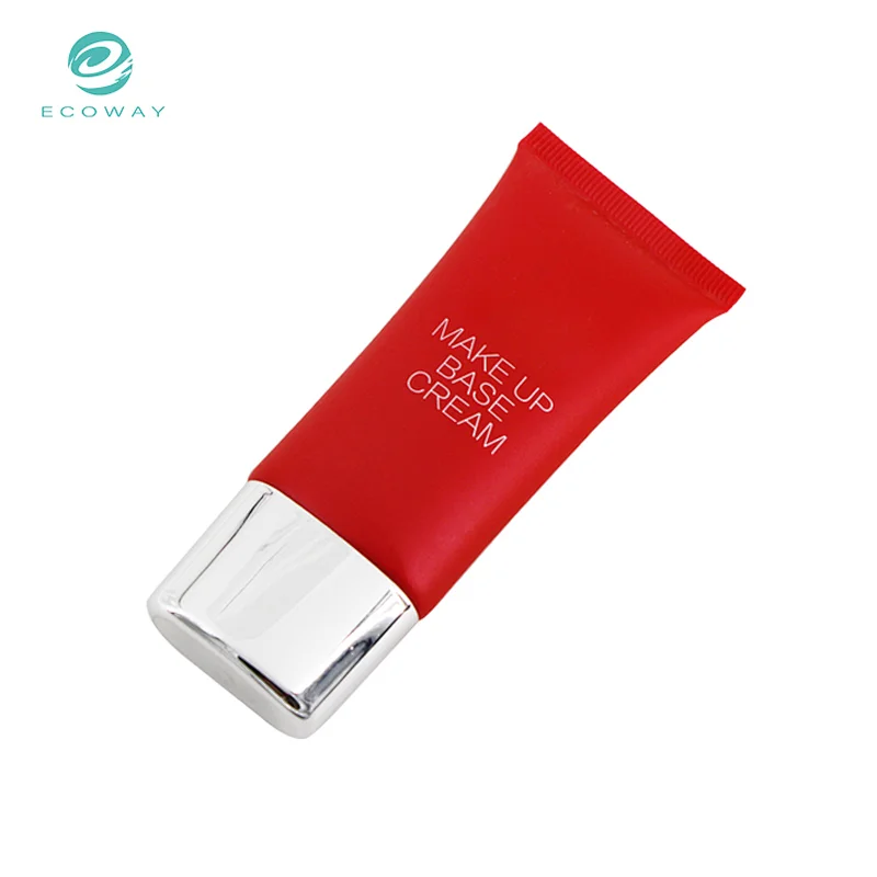 Wholesale hotel customized plastic cosmetic tube packaging with caps