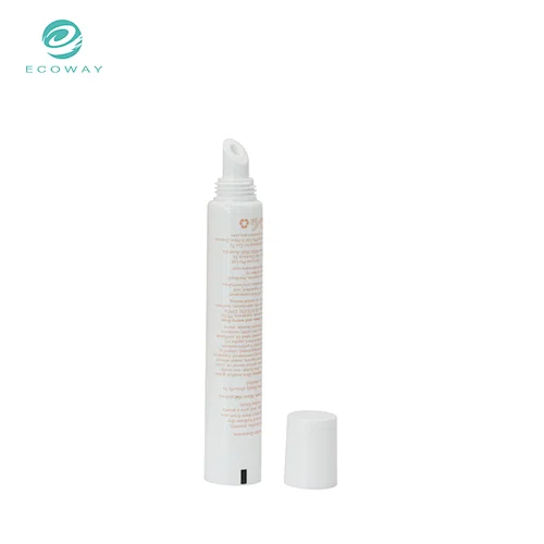 Silk screen printing empty plastic squeeze lip gloss tube packaging