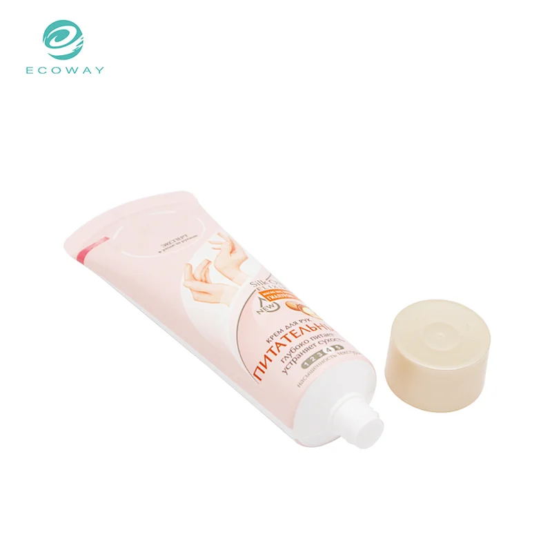 High quality printing special sealing pink soft cosmetic tube packaging laminated pbl tube