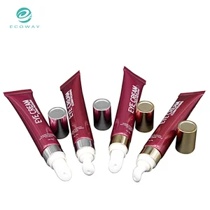 Customized empty cosmetic packaging tube for eyes cream