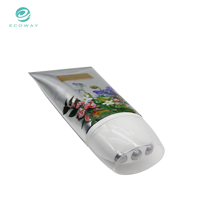 Massage cream aluminum plastic 100ml roll on applicator cosmetic tubes