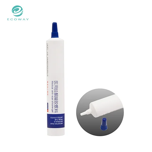 Needle nose applicator empty glue medical gel custom tube packaging