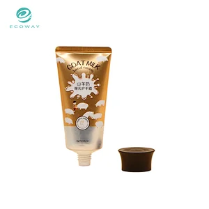 Empty cosmetic cream packaging 60ml hand cream tube with doctor cap