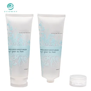 Biodegradable custom body lotion tube cosmetic packaging plastic cosmetic tube