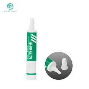 10 ml lip gloss tubes medical ointment gel empty packaging with needle nose tip