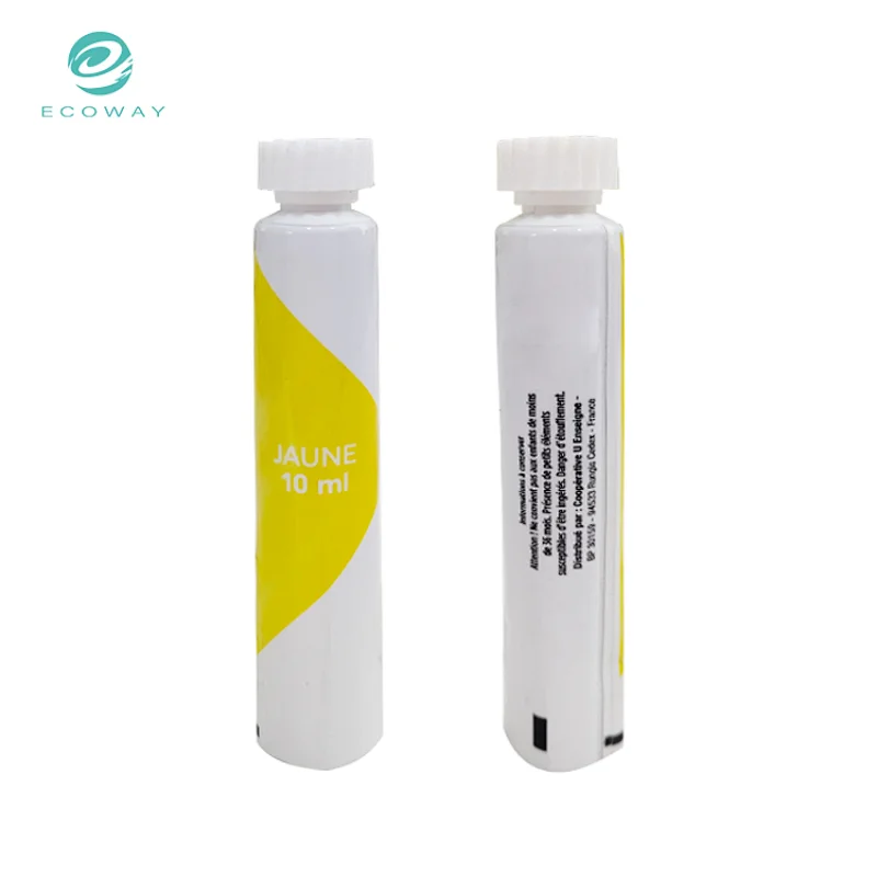 Universal round aluminium barrier laminate tube for paint