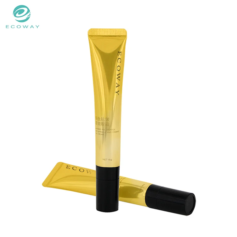 Empty eye cream care packaging plastic tube for cosmetic