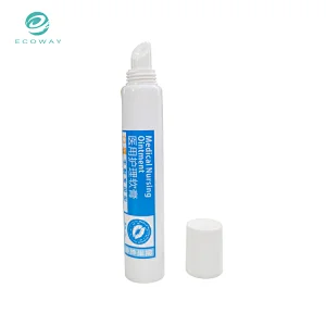 Good quality customized plastic pharmaceutical tube with lip tube nozzle
