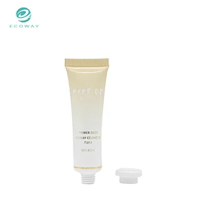 Octagonal cap hand cream cosmetic empty plastic tube packaging