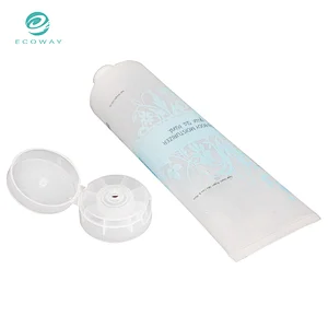 Biodegradable custom body lotion tube cosmetic packaging plastic cosmetic tube