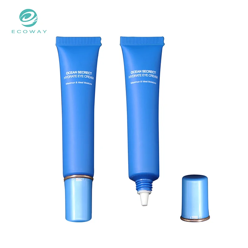 Manufacturers wholesale 20ml biodegradable plastic screw cap eye cream tubes amenities