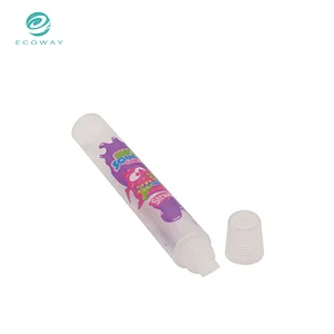 Customized printing cute lip gloss squeeze tube packaging for lip
