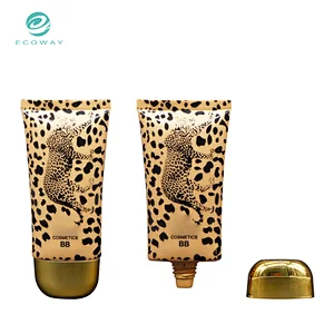Customized empty bb cream cosmetic tube manufacturing
