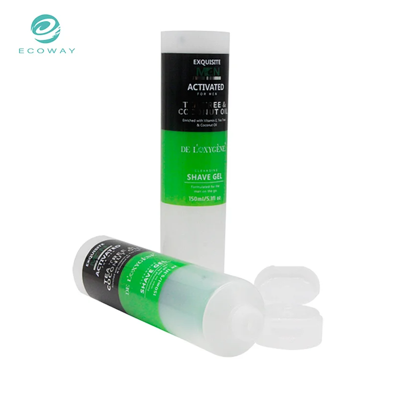 150ml body lotion hair cream shaving cream tube cosmetic packing with flip cap