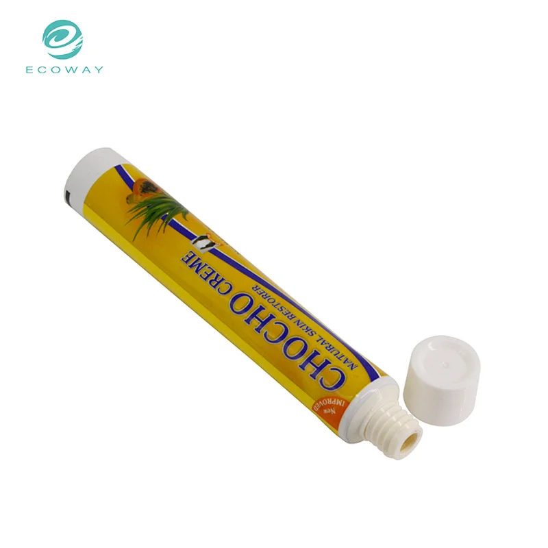 Aluminum plastic laminated refillable travel size toothpaste packaging tube
