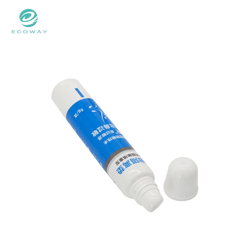 Customized Medical Ointment Gel Empty Lip Gloss Tube 8ml with Logo