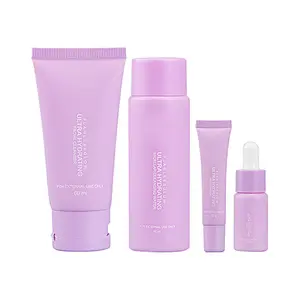 cosmetic packaging for cleansing water serum moisturizer and facial cleanser