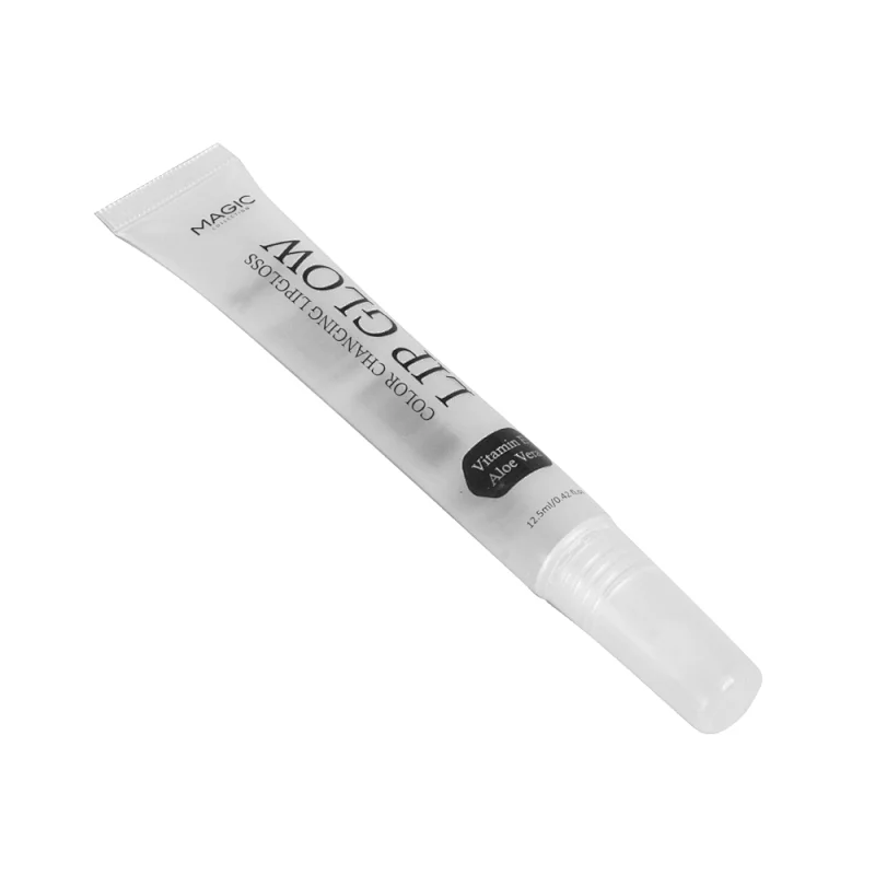Lip Gloss Tubes White Clear Squeezing Cosmetic Packaging Tube