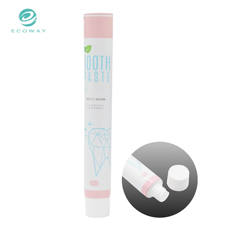 Toothpaste Tube Aluminum Plastic Sheet Customized Printing Small Empty Toothpaste Tube