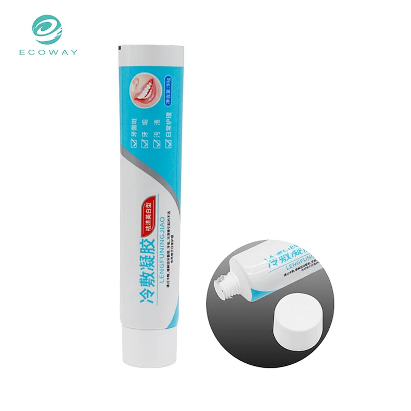 Toothpaste Tube Aluminum Plastic Sheet Customized Printing Small Empty Toothpaste Tube