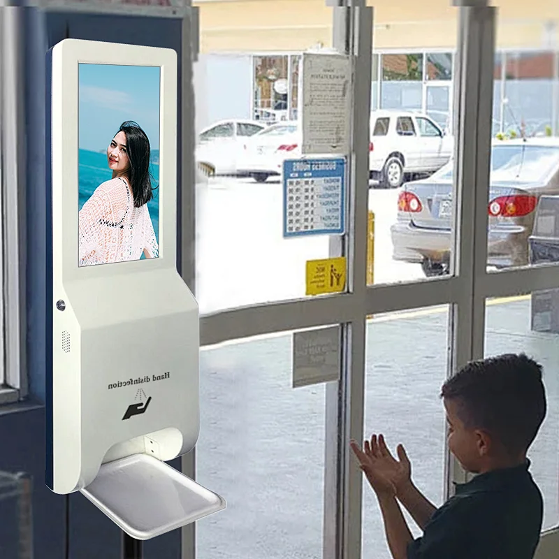 Auto Automatic Hand Sanitizer Dispenser Stand Machine-HBY-21.5