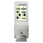 Disinfect advertising kiosk,new carrier for commercial display