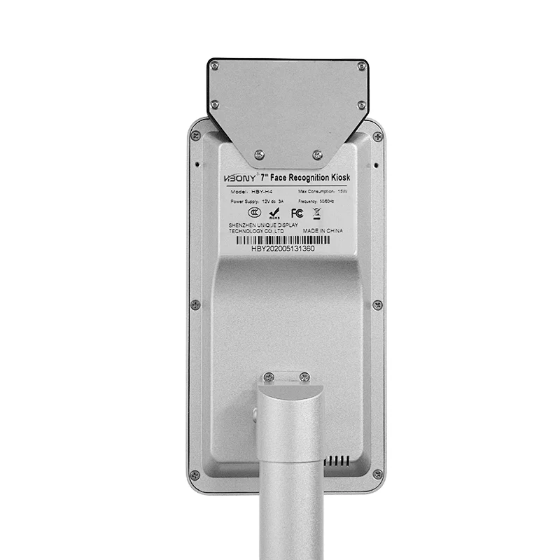 Non body touch to scan face recognizing temperature measurement