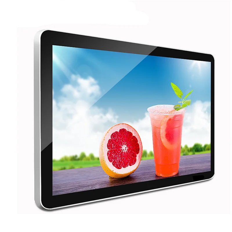 18.5 inch indoor wall mount digital signage small size LCD advertising video or picture display screen