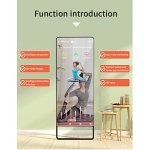 32 Inch Smart Touch Screen Exercise Intelligent Virtual Fitting Digital Weight Management Fitness Mirror