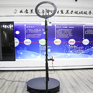 Selfie Stick 360Photobooth Roaming 360 Photo Booth Birthday Prop Ringlight Photobooth Flatable Portable Video Booth