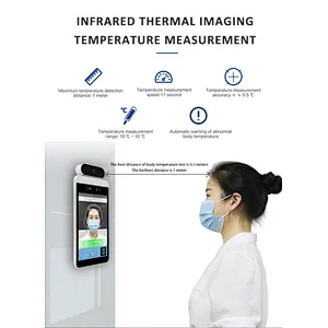 Human Body Measurement Thermal Detection Face Recognition Camera With Temperature Sensor