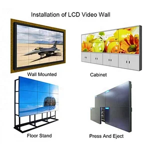 New arrival! 55 inch 0.88mm 500nits Seamless LCD TV Video Wall Panel