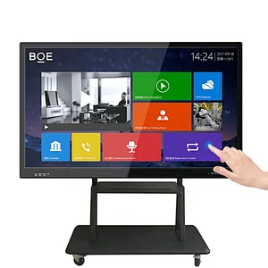 Touch all in one interactive smart board 55 65 75 86 98 inch large advertising lcd screens