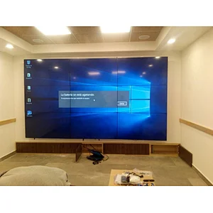 UHD LCD Video Wall 3X3 with video  Processor  for Advertising