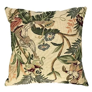Printed Linen Dimity Custom Home Pillow Cushion For Car Or Seat