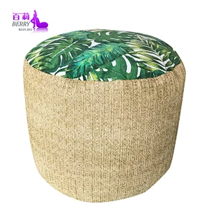 New Material Ottoman Cripple Footrest Footstool Bean Bag Chair