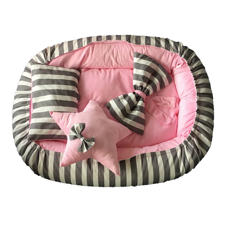 New Compact Cotton Baby Bed,Infant Portable Crib,Baby Newborn Bed Cute Design