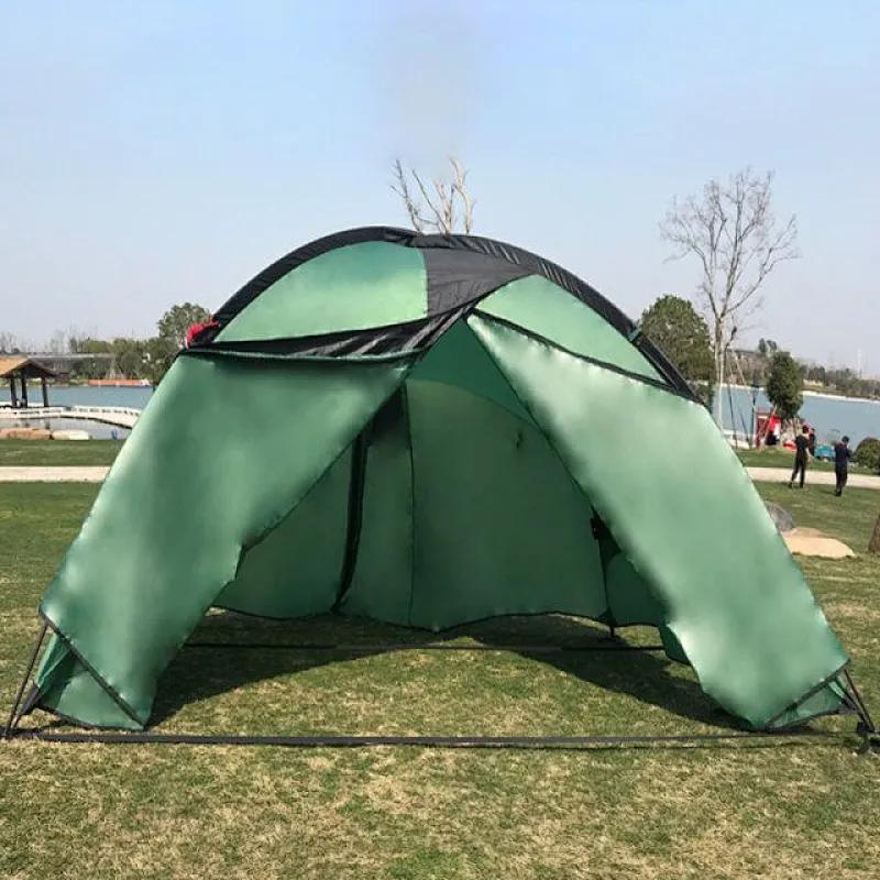Wholesale Outdoor 3-4 Person Automatic Pop up Instant Tent , Portable Cabana Beach Tent 3-4 Person Fishing Anti UV