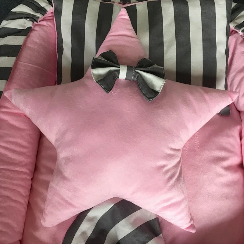 New Compact Cotton Baby Bed,Infant Portable Crib,Baby Newborn Bed Cute Design