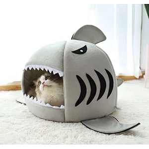 shark shape cat house for pet