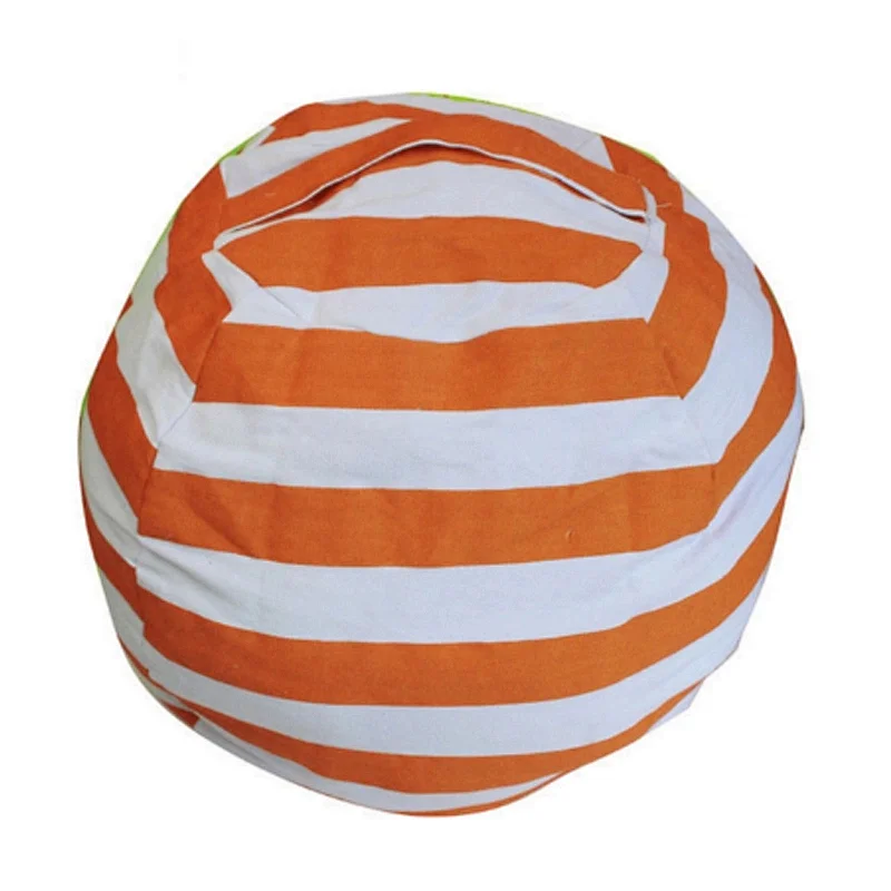 Canvas Stuffed Storage bean bag chair